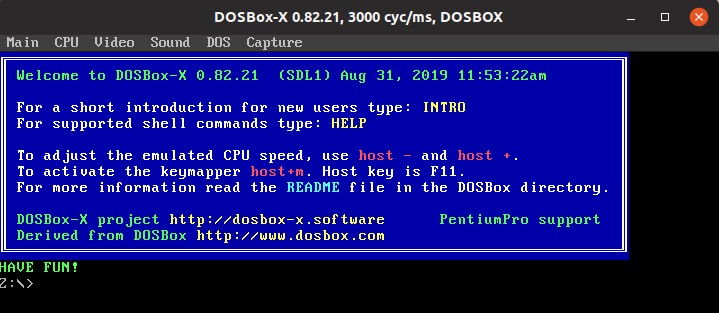 dosbox windows 3.1 install